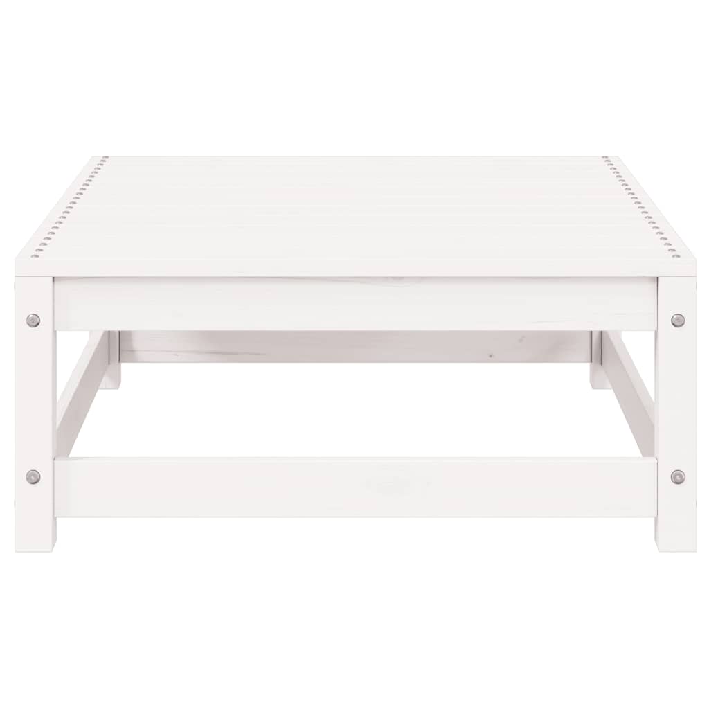 Garden Lounge Set | White | Solid pinewood | Medium |  Modular