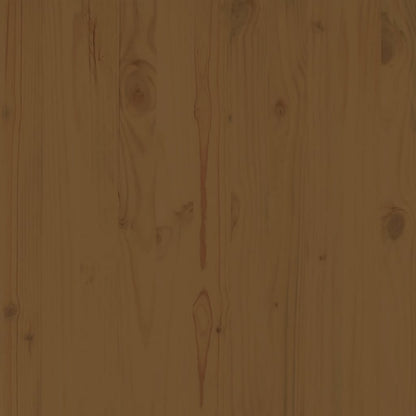 3 Piece Garden Lounge Set Honey Brown Solid Pinewood