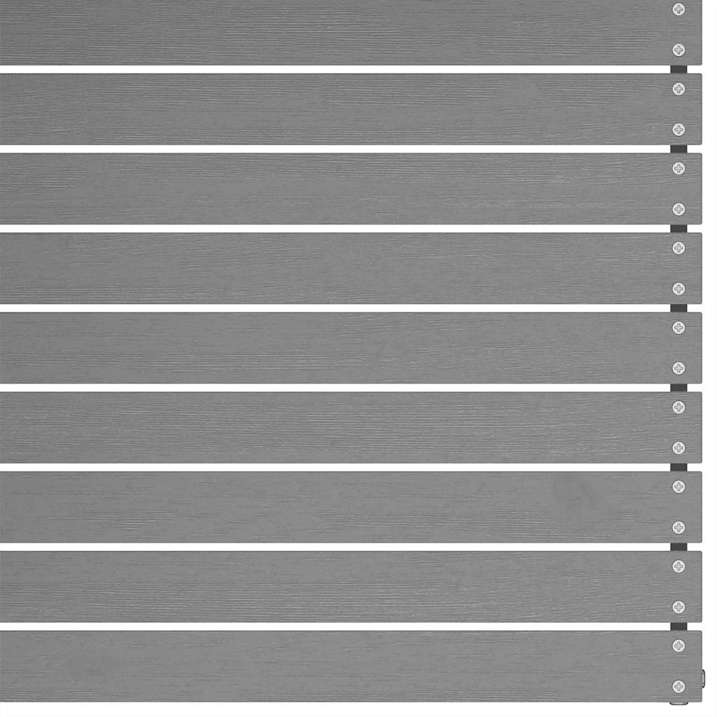 2-Seater Sofa Grey Solid pine wood, fabric (100% polyester)