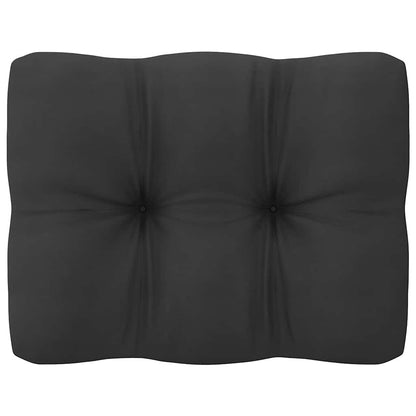 2-Seater Sofa Grey Solid pine wood, fabric (100% polyester)