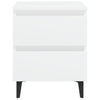 Bed Cabinets 2 pcs White 40x35x50 cm Engineered Wood