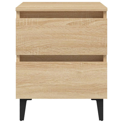 Bed Cabinet Sonoma Oak 40x35x50 cm Engineered Wood