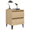 Bed Cabinets 2 pcs Sonoma Oak 40x35x50 cm Engineered Wood