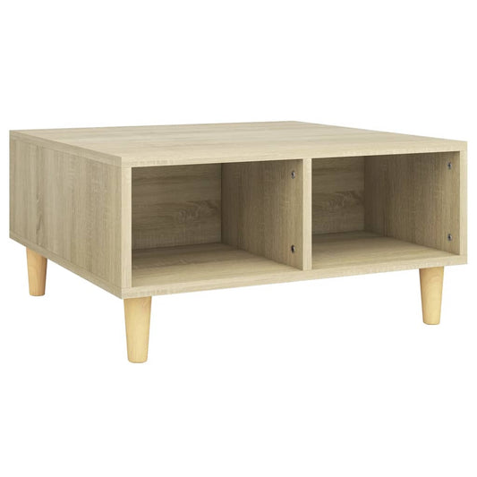 Coffee Table | Sonoma oak | Engineered wood, Solid eucalyptus wood