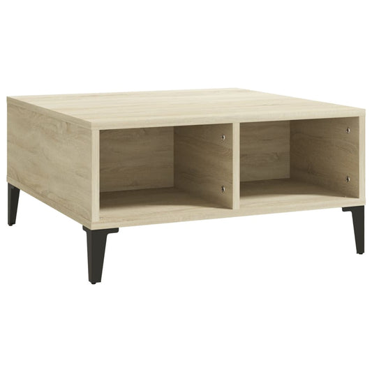 Coffee Table | Sonoma Oak | Engineered wood, metal | 60x60 cm