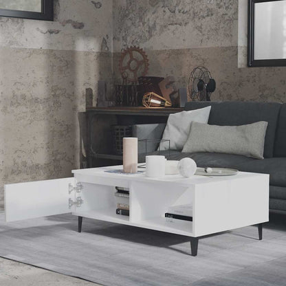 Coffee Table White 90x60x35 cm Engineered Wood