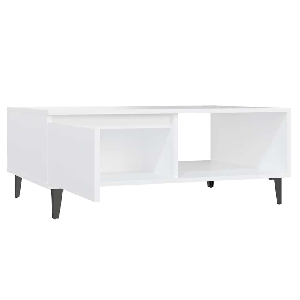 Coffee Table White 90x60x35 cm Engineered Wood