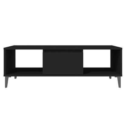 Coffee Table Black 103.5x60x35 cm Engineered Wood
