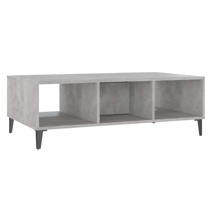 Coffee Table Concrete Grey 103.5x60x35 cm Engineered Wood