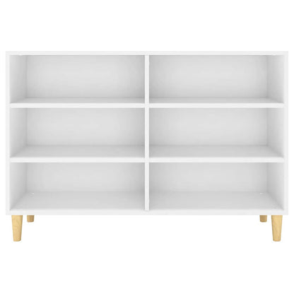 Sideboard White 103.5x35x70 cm Engineered Wood