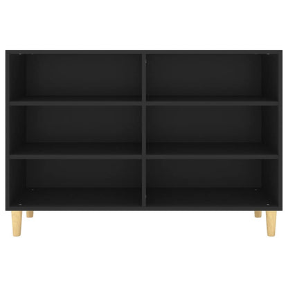 Sideboard Black 103.5x35x70 cm Engineered Wood