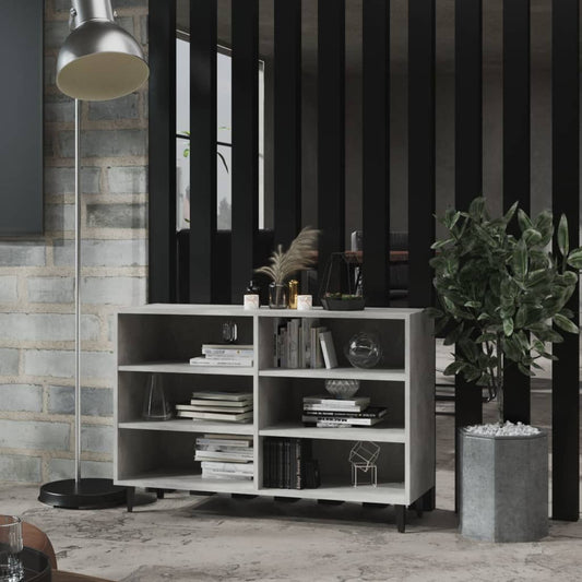 Sideboard Concrete Grey 103.5x35x70 cm Engineered Wood
