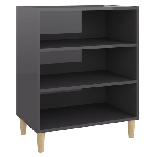 Sideboard | High gloss grey | Engineered wood | Medium | Sideboard