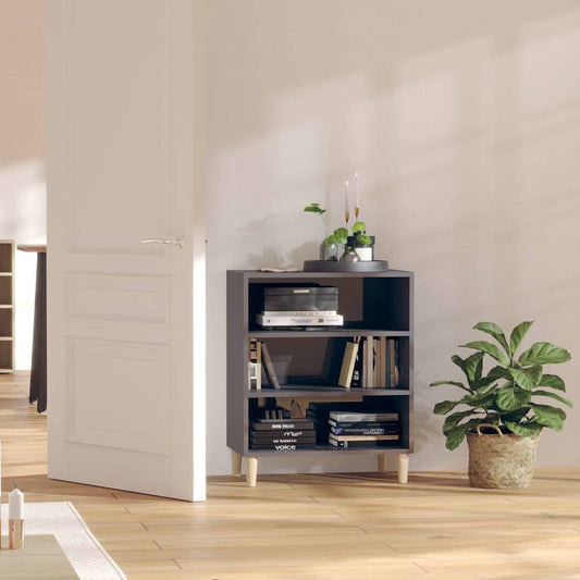 Sideboard | High gloss grey | Engineered wood | Medium | Sideboard