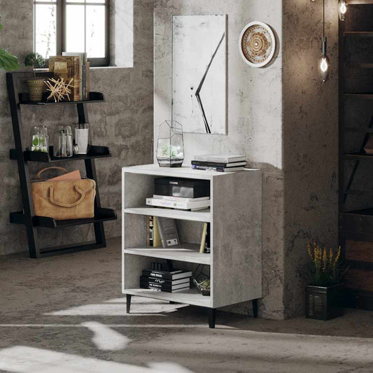 806062 vidaXL Sideboard Concrete Grey 57x35x70 cm Engineered Wood