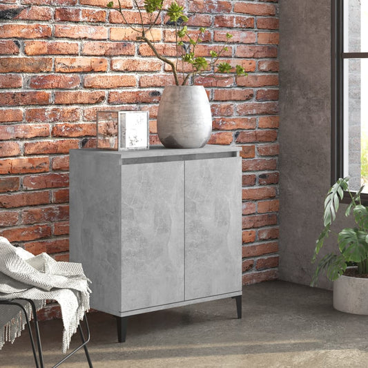 Sideboard | Concrete grey | Engineered wood, Metal | 60x35x70 cm