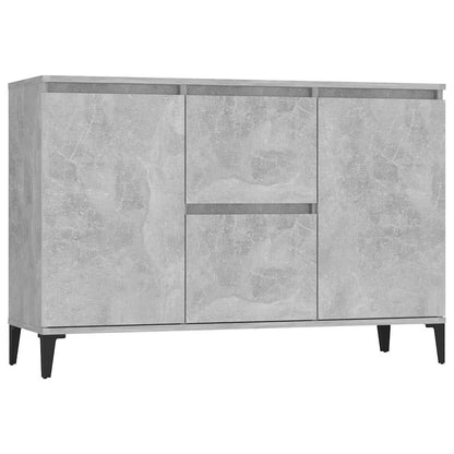 Sideboard Concrete Grey 102x35x70 cm Engineered Wood