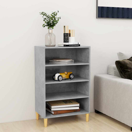 Sideboard | Concrete grey | Engineered wood, solid eucalyptus wood