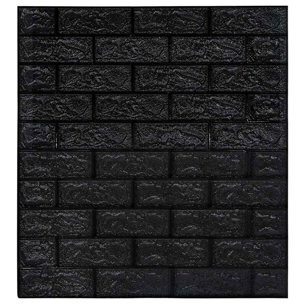 Wallpaper | Set of 40 | Black | PE Foam | 70 x 77 cm | Wallpaper