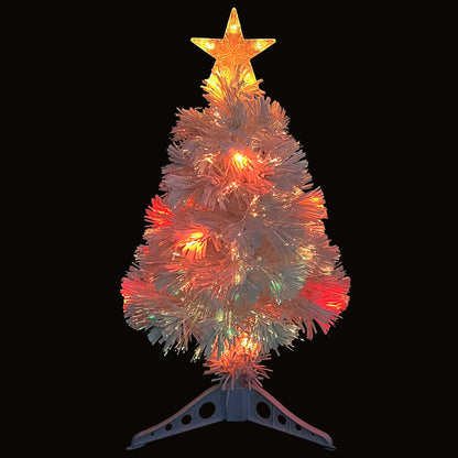 Artificial Christmas Tree | White | PVC | Small | Decorative Inlays