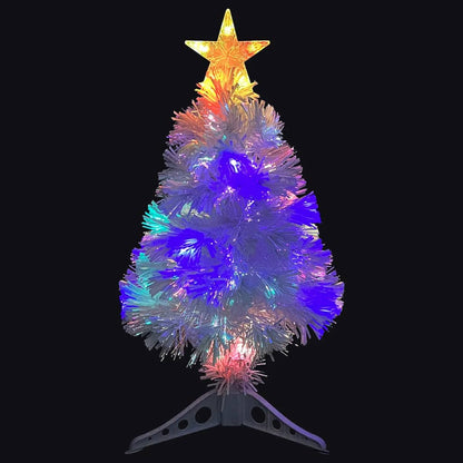 Artificial Christmas Tree | White | PVC | Small | Decorative Inlays