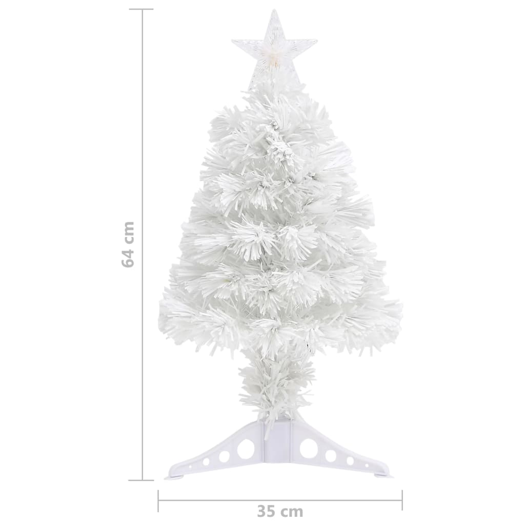 Artificial Christmas Tree | White | PVC | Small | Decorative Inlays