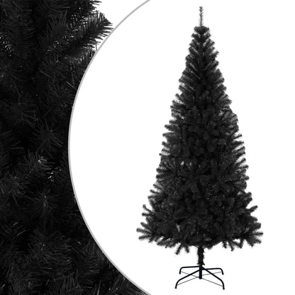 Artificial Christmas Tree Black PVC, steel Large Durable