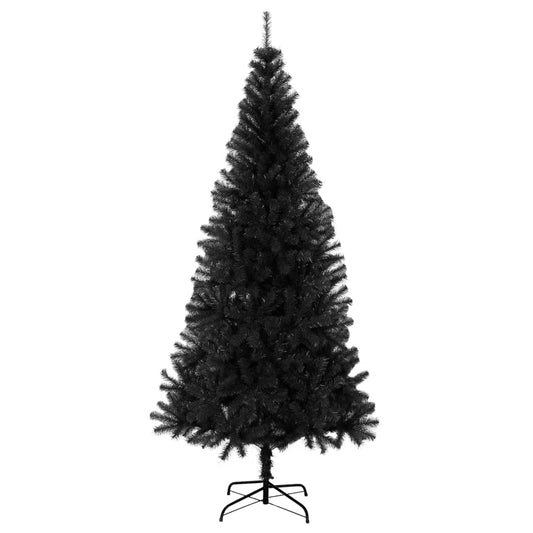 Artificial Christmas Tree Black PVC, steel Large Durable