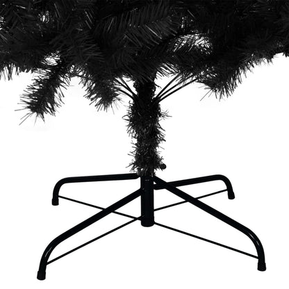 Artificial Christmas Tree Black PVC, steel Large Durable