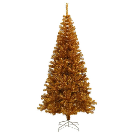 Artificial Christmas Tree Gold PET, steel Large Decorative Inlays