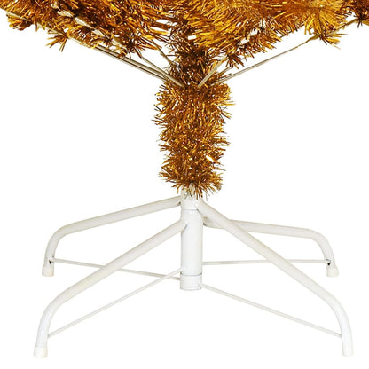 Artificial Christmas Tree Gold PET, steel Large Decorative Inlays
