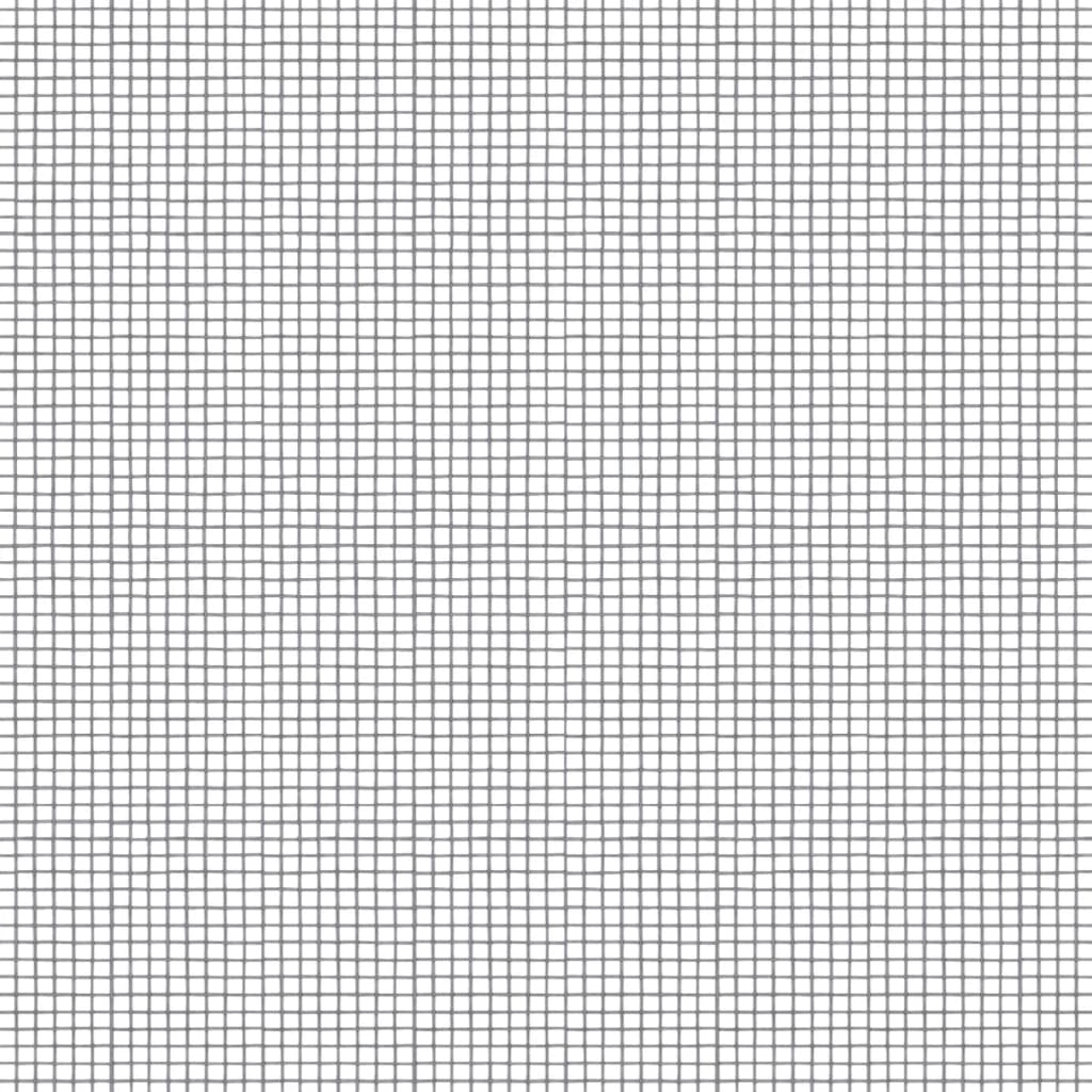 150876 vidaXL Mesh Screen Fiberglass 112x2000 cm Grey