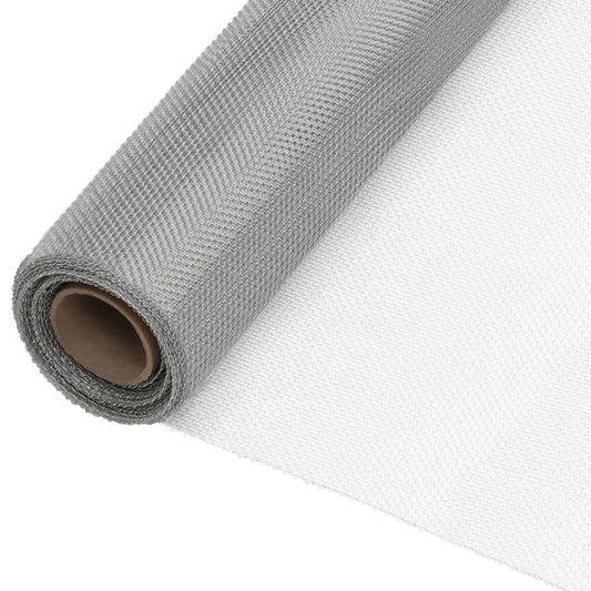 Mesh Screen Stainless Steel 80x2000 cm Silver