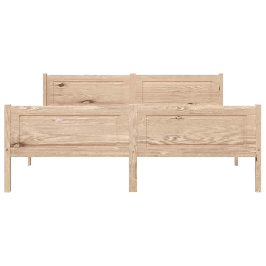 Bed Frame | Pine | Solid pinewood, plywood | Double | Bed Frame
