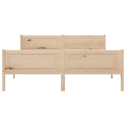 Bed Frame | Pine | Solid pinewood, plywood | Double | Bed Frame