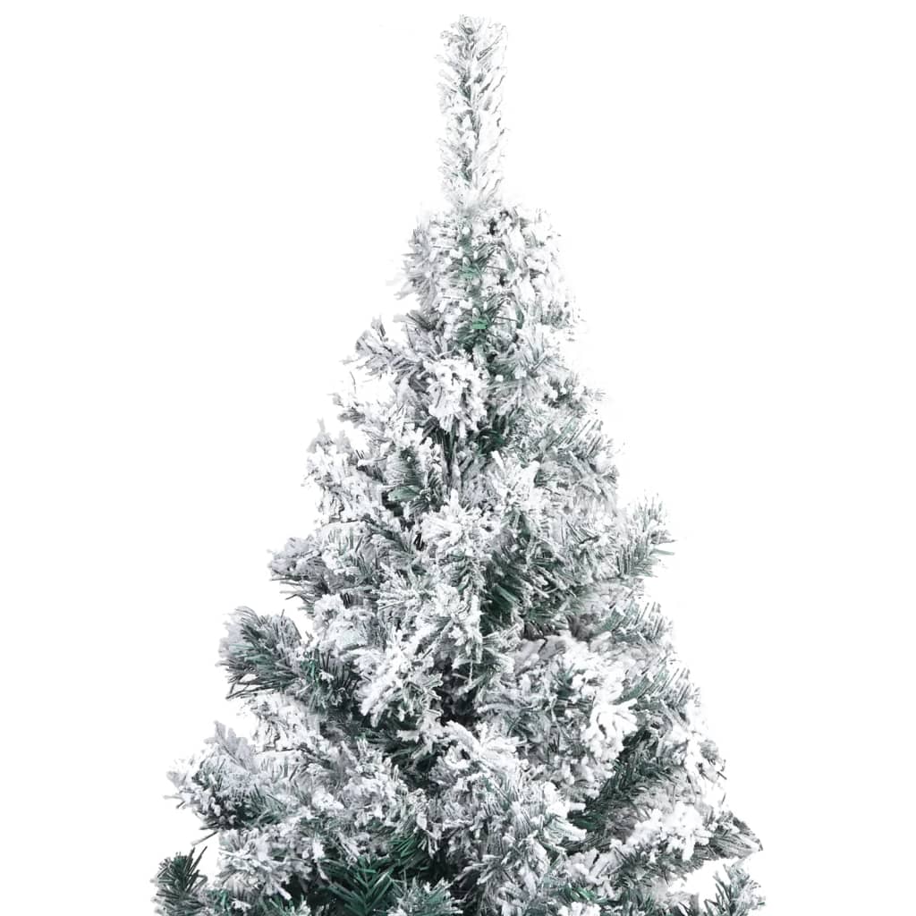 Artificial Christmas Tree with Flocked Snow Green 300 cm PVC