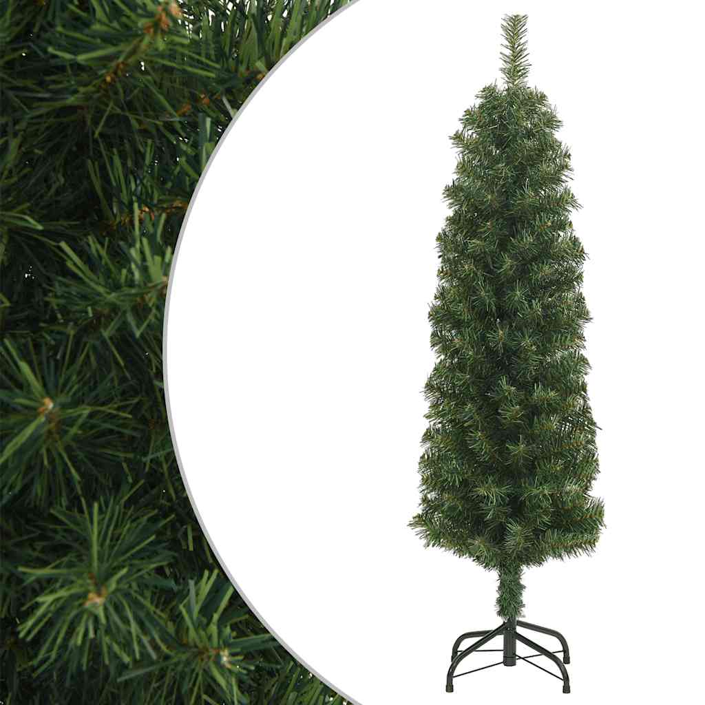 Artificial Christmas Tree | Green | PVC, steel | Slim