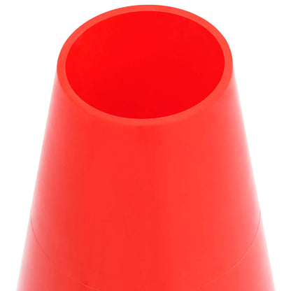 150945 vidaXL Reflective Traffic Cones 4 pcs Red and White 50 cm