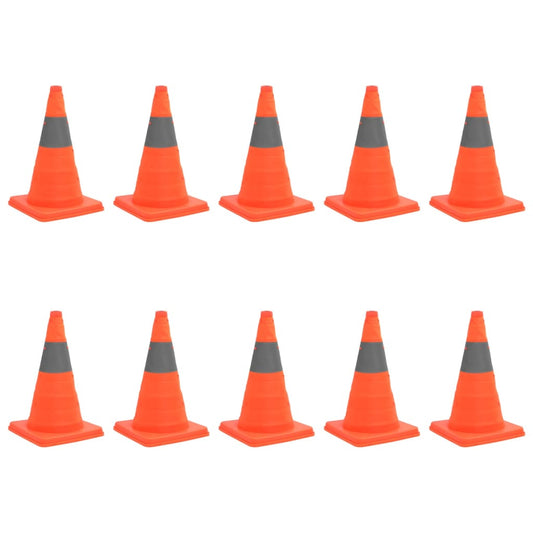 Pop-up Traffic Cones 10 pcs 42 cm