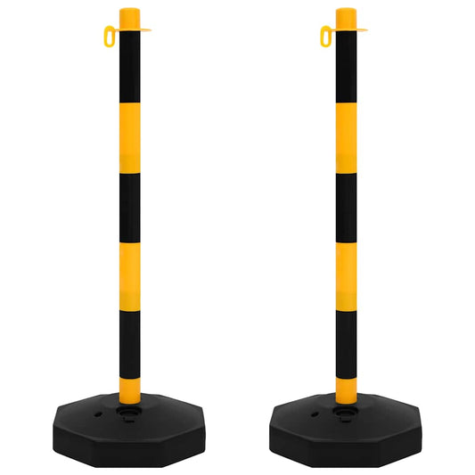 Chain Post Set with 10 m Plastic Chain