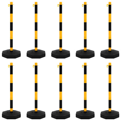 Chain Post Set with 10 m Plastic Chain