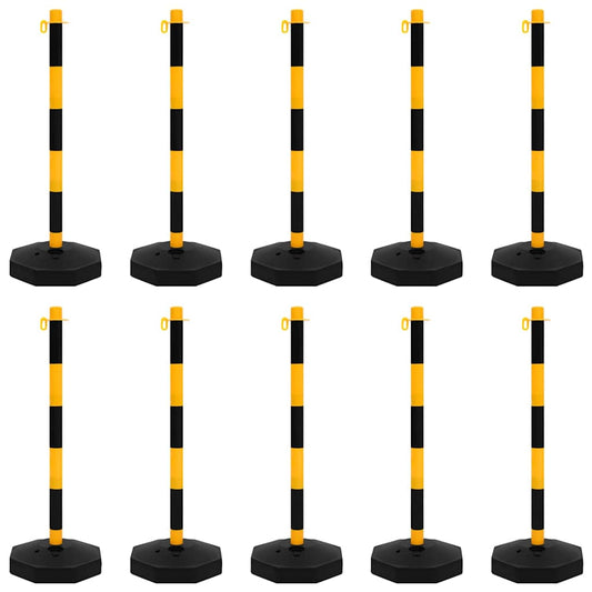Chain Post Set with 10 m Plastic Chain