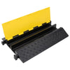 Cable Protector Ramp with 2 Channels 90 cm Rubber