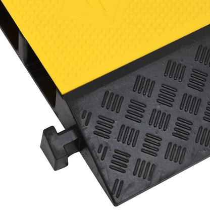 Cable Protector Ramp with 2 Channels 90 cm Rubber