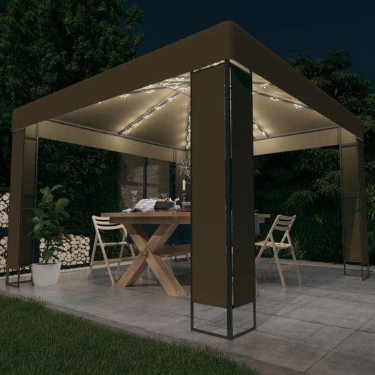 Gazebo | Taupe | 100% polyester with PA coating | Large