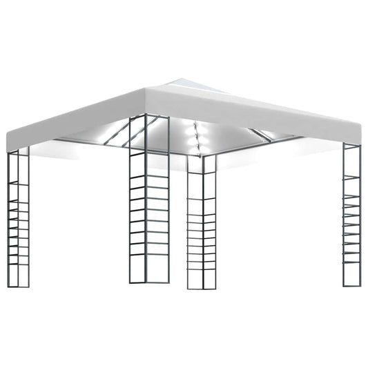 Gazebo | White | Polyester canopy | 3x3 meters | Gazebo | Square
