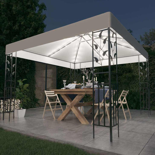 Gazebo | White | Powder-coated steel | Large | Gazebo | Square