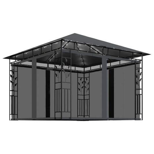 Gazebo | Anthracite | Powder-coated steel, fabric (100% polyester)