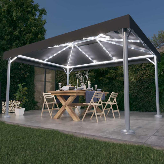 Gazebo | Anthracite | Aluminium, Steel, Oxford Fabric with PA coating