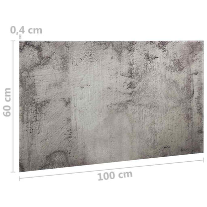 Wall Mounted Magnetic Board Glass 100x60 cm
